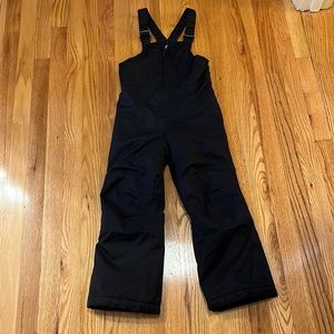 Boys Lands End snow bibs, size 6